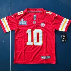 NFL Youth Chiefs Hill 10 Red and Yellow Football Jersey